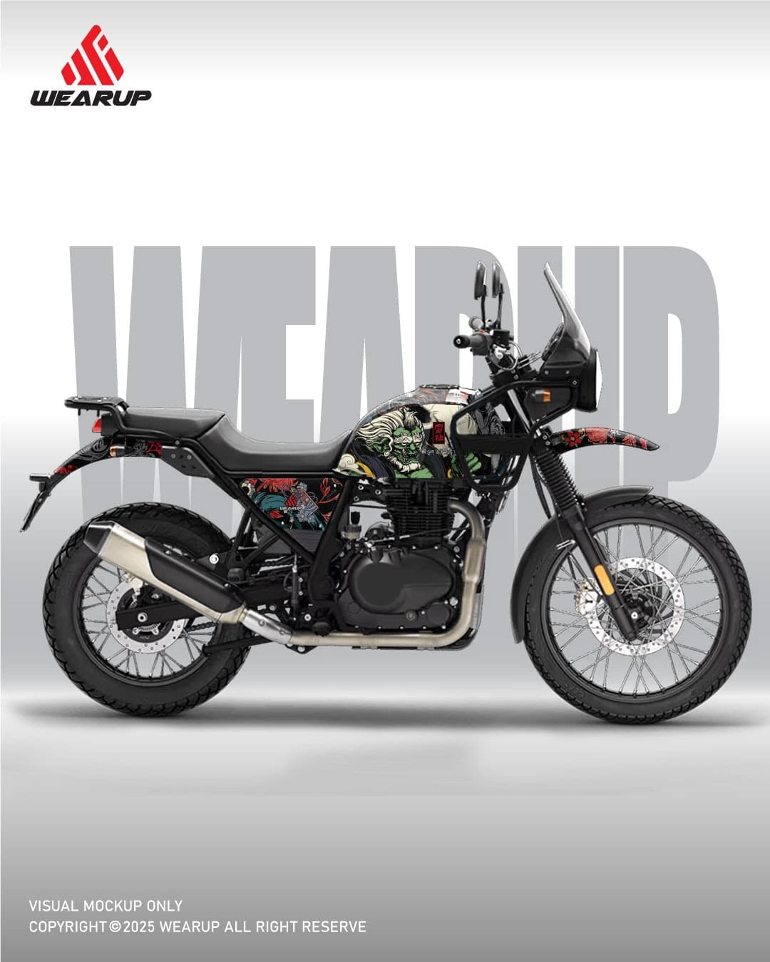 HIMALAYAN GREY RAIJIN EDITION GRAPHICS STICKER KIT