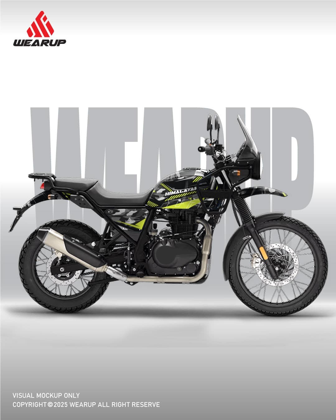 HIMALAYAN TOURER EDITION GRAPHICS STICKER KIT