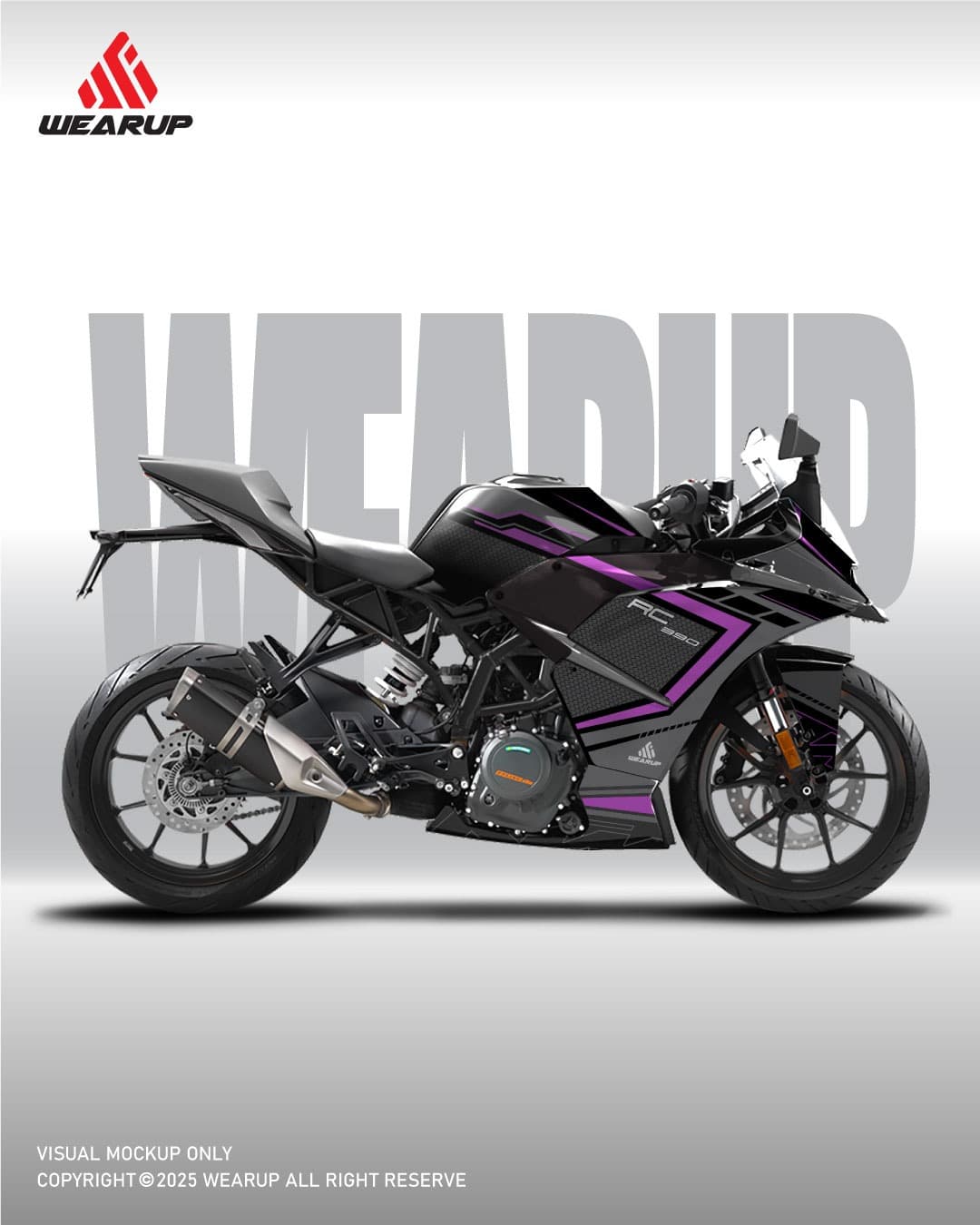 KTM RC GEN 1 VELOCITY GRAPHICS STICKER KIT