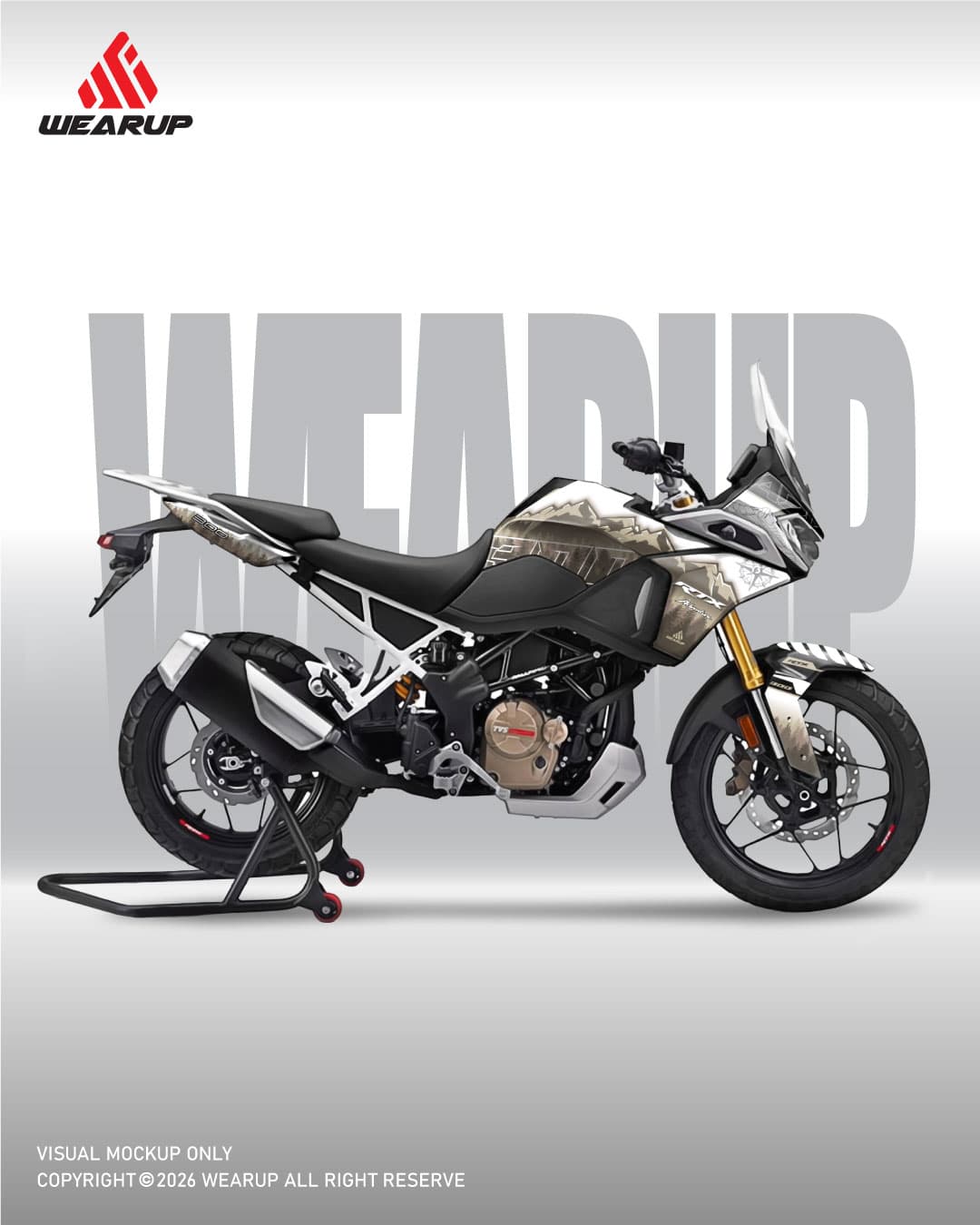 RTX 300 MOUNTAINS EDITION GRAPHICS STICKER KIT