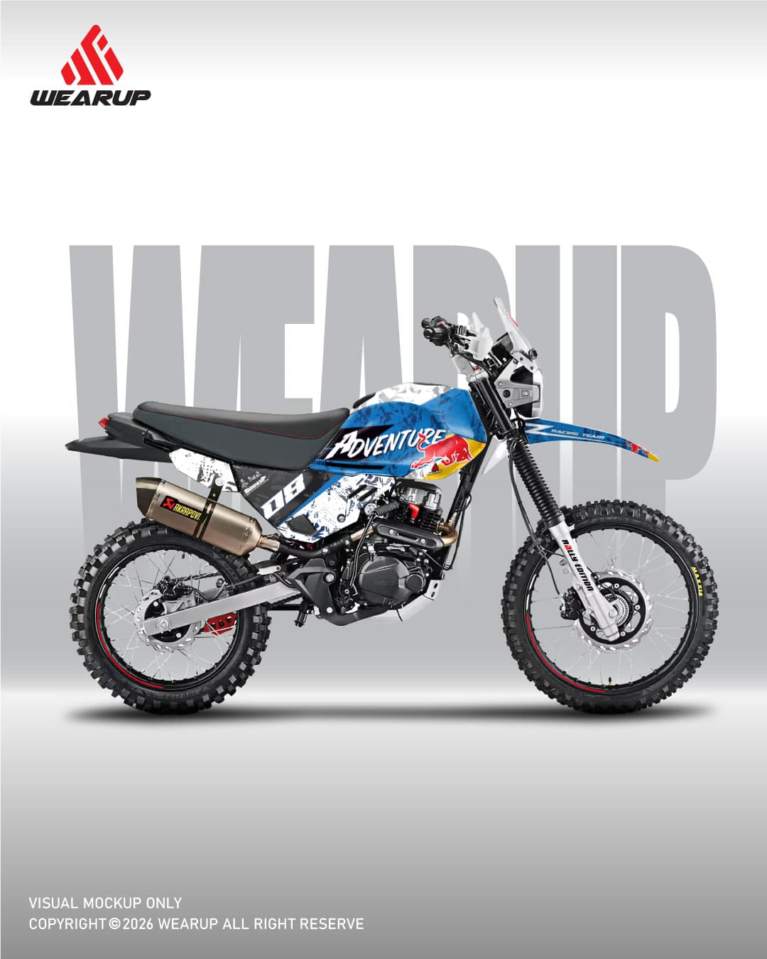 XPULSE 200 REDBULL EDITION GRAPHICS STICKER KIT