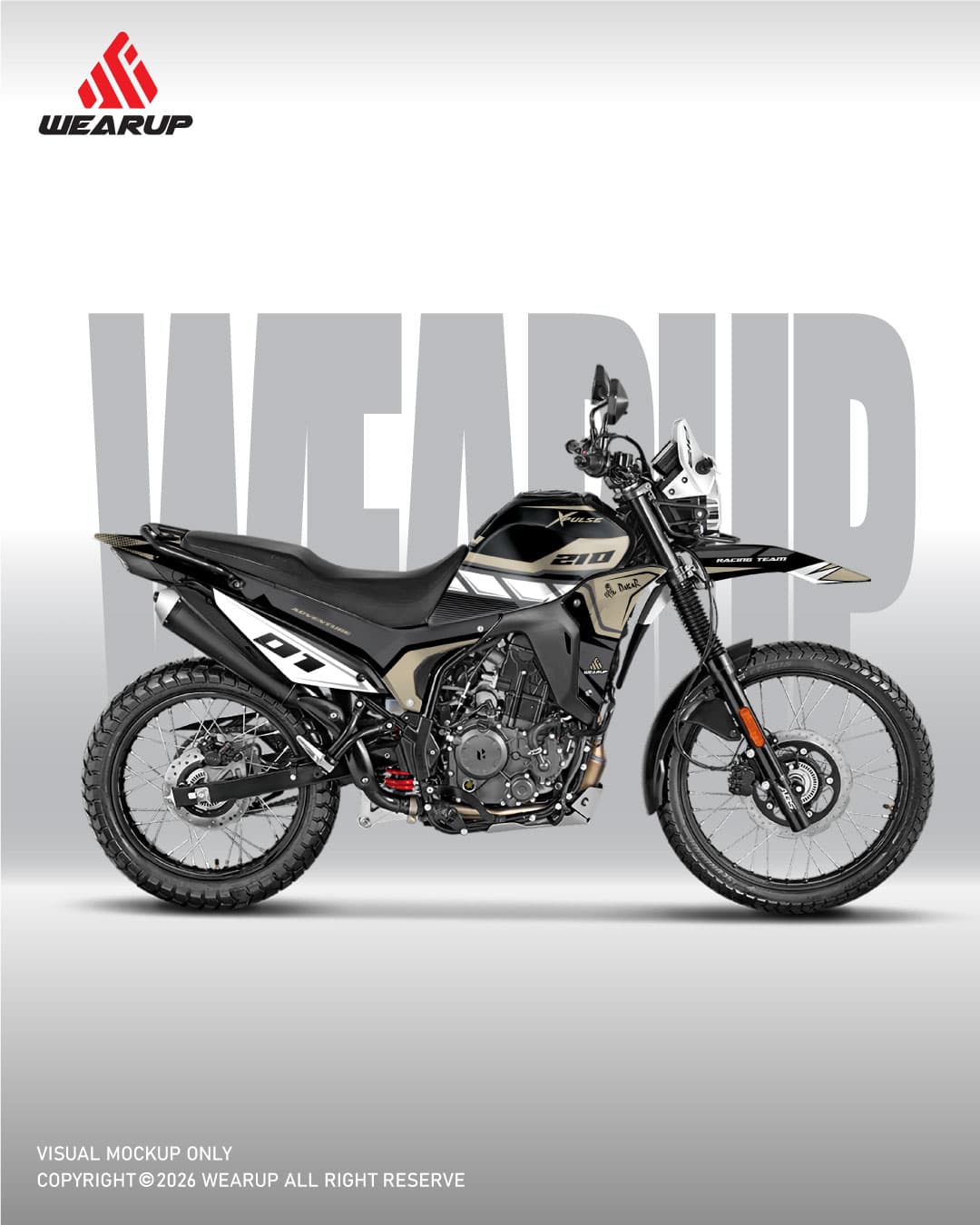 XPULSE 210 DESERT EDITION GRAPHICS STICKER KIT